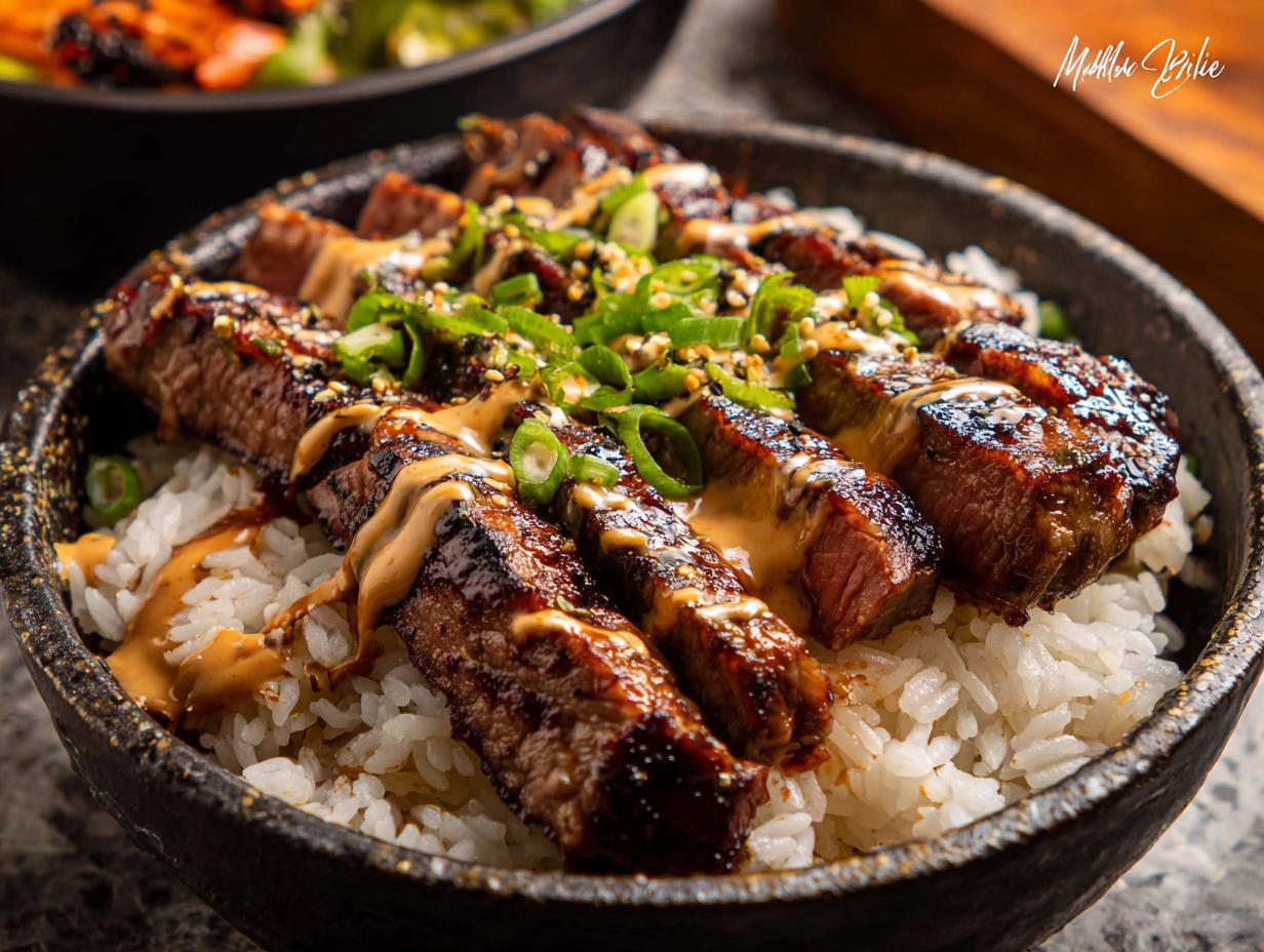 Bold Korean Bbq Steak Rice 2 Ways - Korean Bbq Steak Rice - additional detail