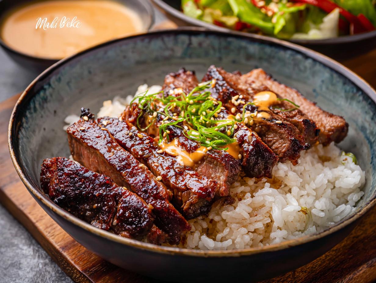 Bold Korean Bbq Steak Rice 2 Ways - Korean Bbq Steak Rice - additional detail
