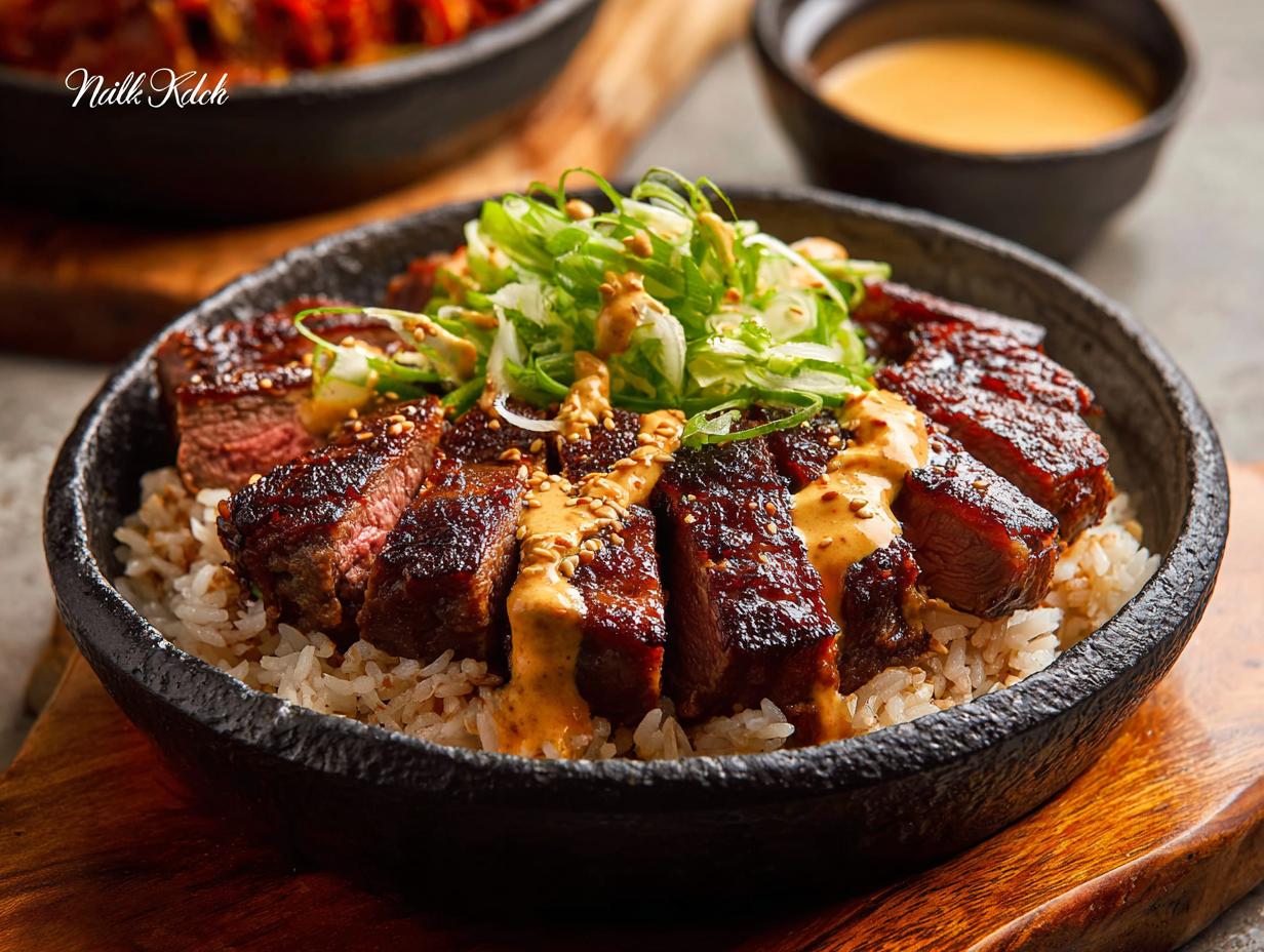 Korean Bbq Steak Rice