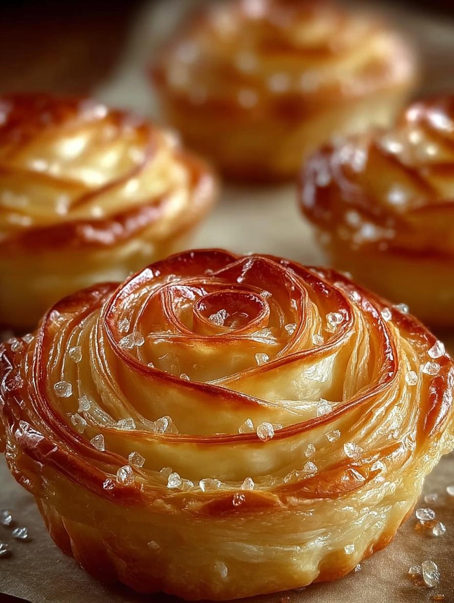Puff Pastry Apple Roses
