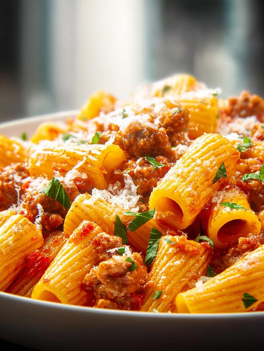 Rigatoni Sausage