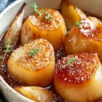 Roasted Apples, Pears, Coconut Sugar, Fall Dessert