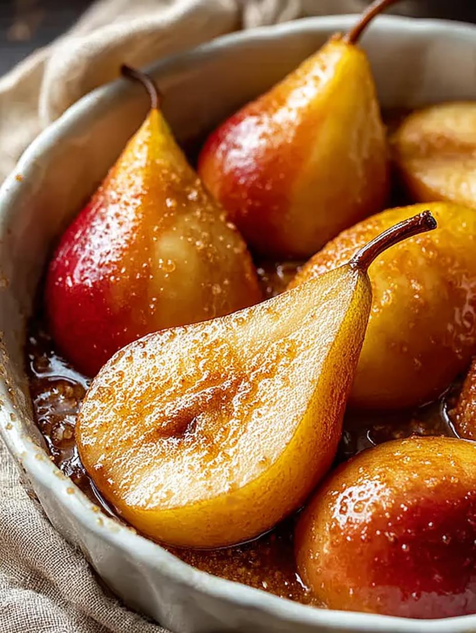 Roasted Apples, Pears, Coconut Sugar: 5 Cozy Fall Desserts - Roasted Apples, Pears, Coconut Sugar, Fall Dessert - additional detail