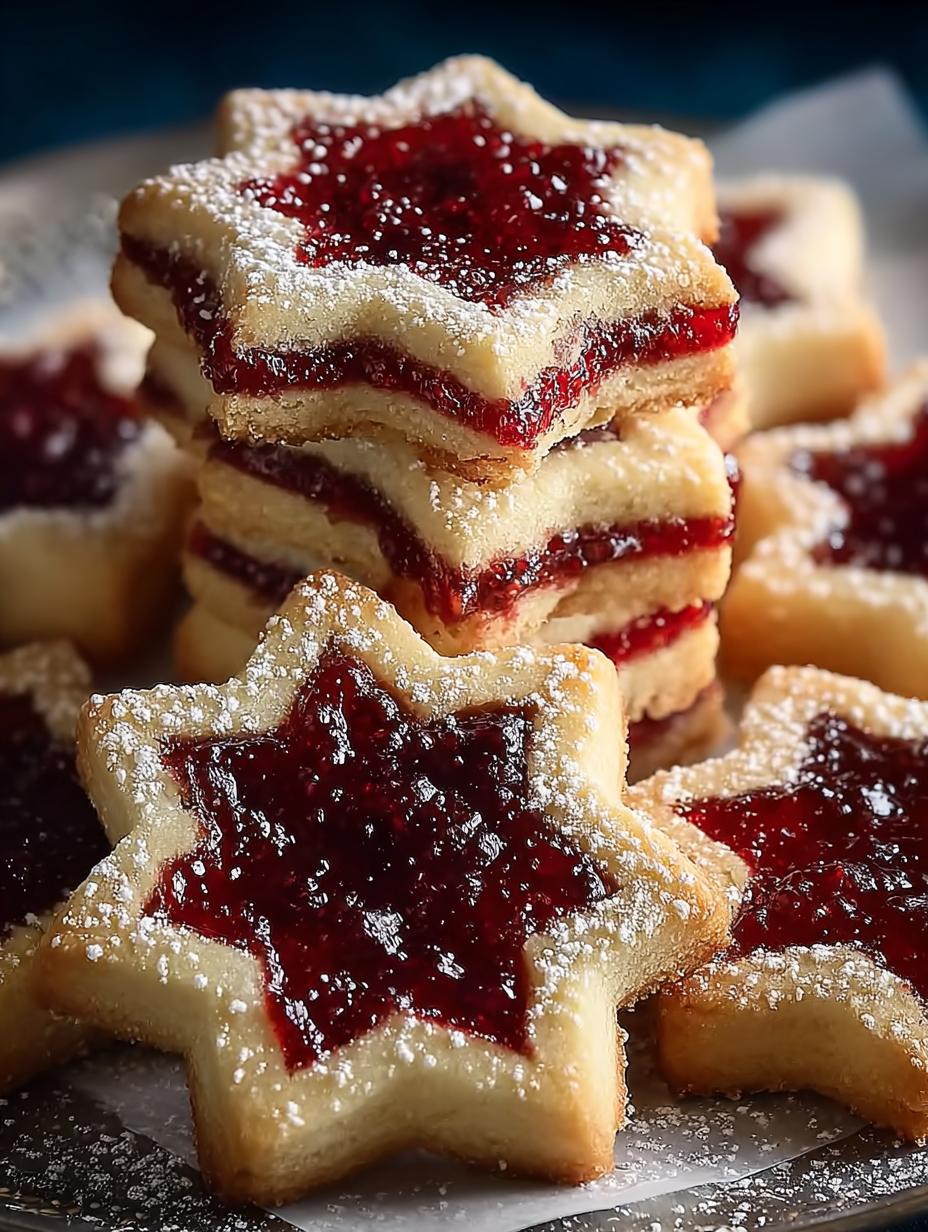 Sugar Plum Shortbread Cookies