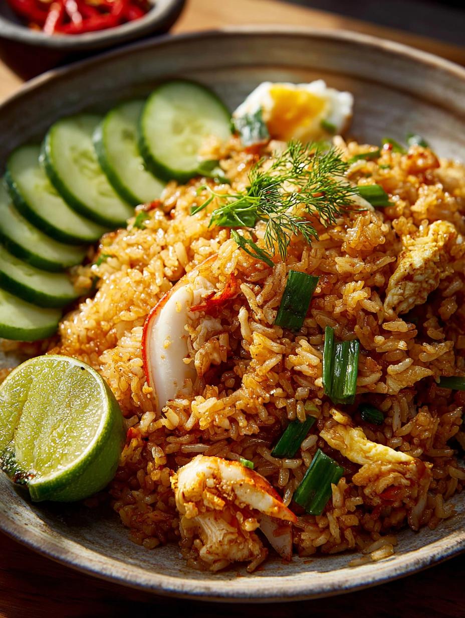 Authentic Thai Crab Fried: 1 amazing recipe - Thai Style Crab Fried - ingredients showcase