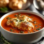 Tomato Soup Cheesy Herbed