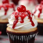 Vampire Bite Cupcakes