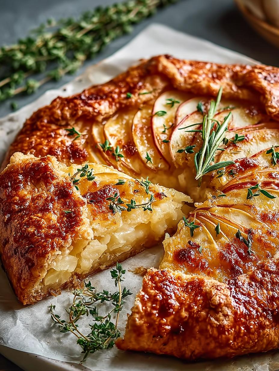 Delicious Apple Cheddar Galette: 30-Minute Recipe - Apple Cheddar Galette - additional detail