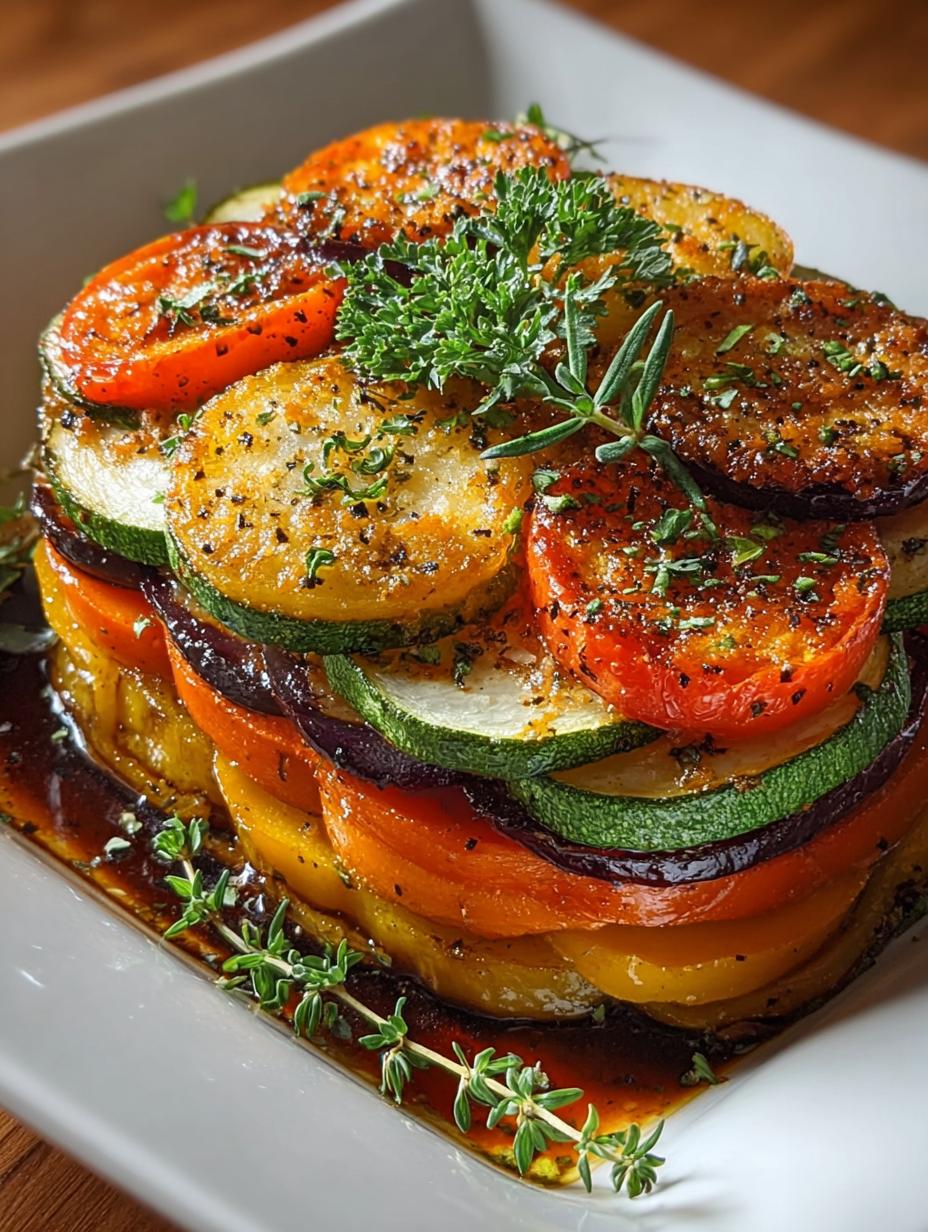 Autumn Rainbow Crispy Vegetable: 6 Delicious Layers - Autumn Rainbow Crispy Vegetable - main visual representation