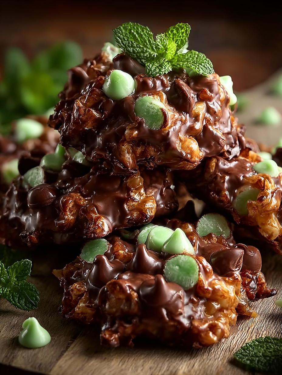 Bake Mint Chocolate Chip Delightful Clusters - Bake Mint Chocolate Chip - main visual representation