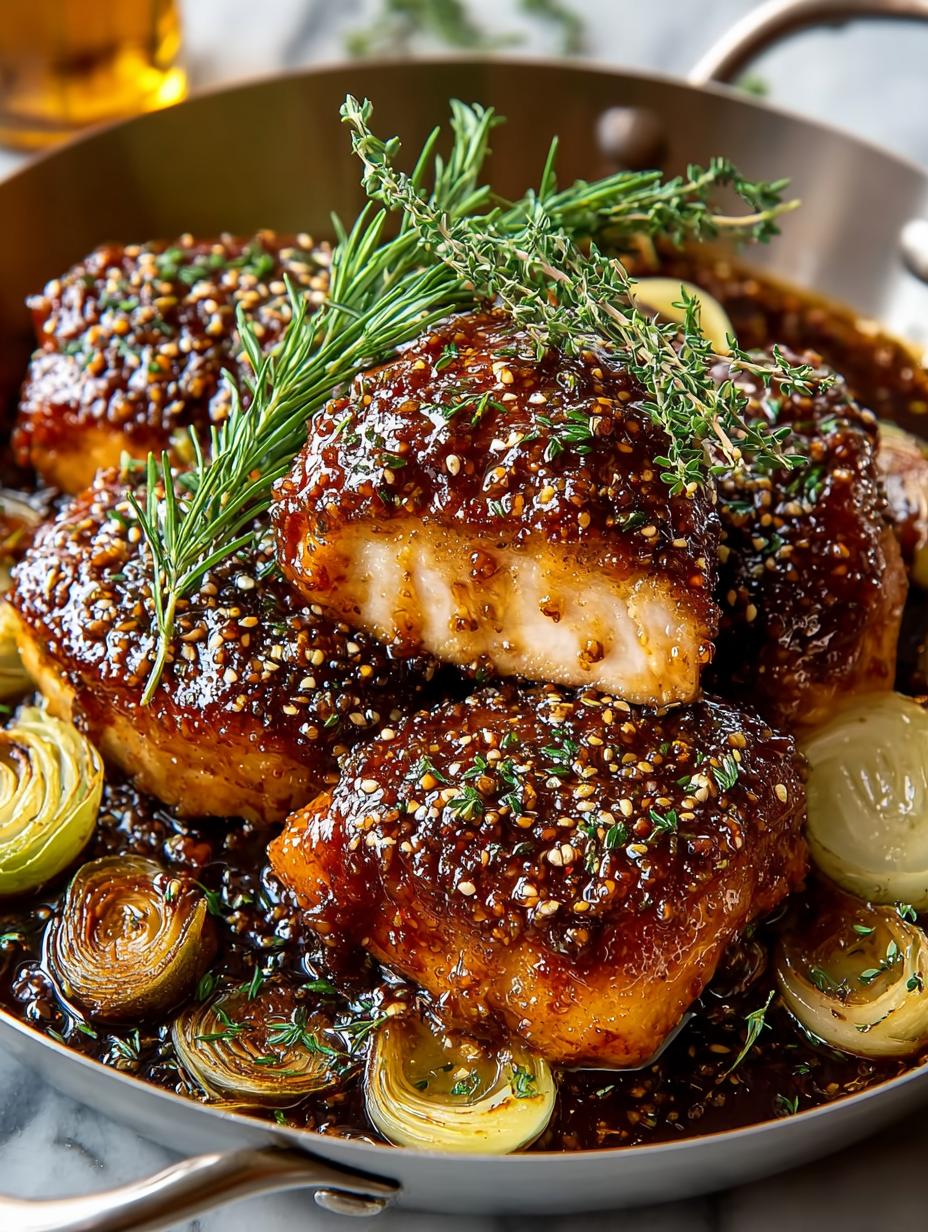 Balsamic Fig Glazed Chicken
