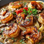Blackened Shrimp Stroganoff