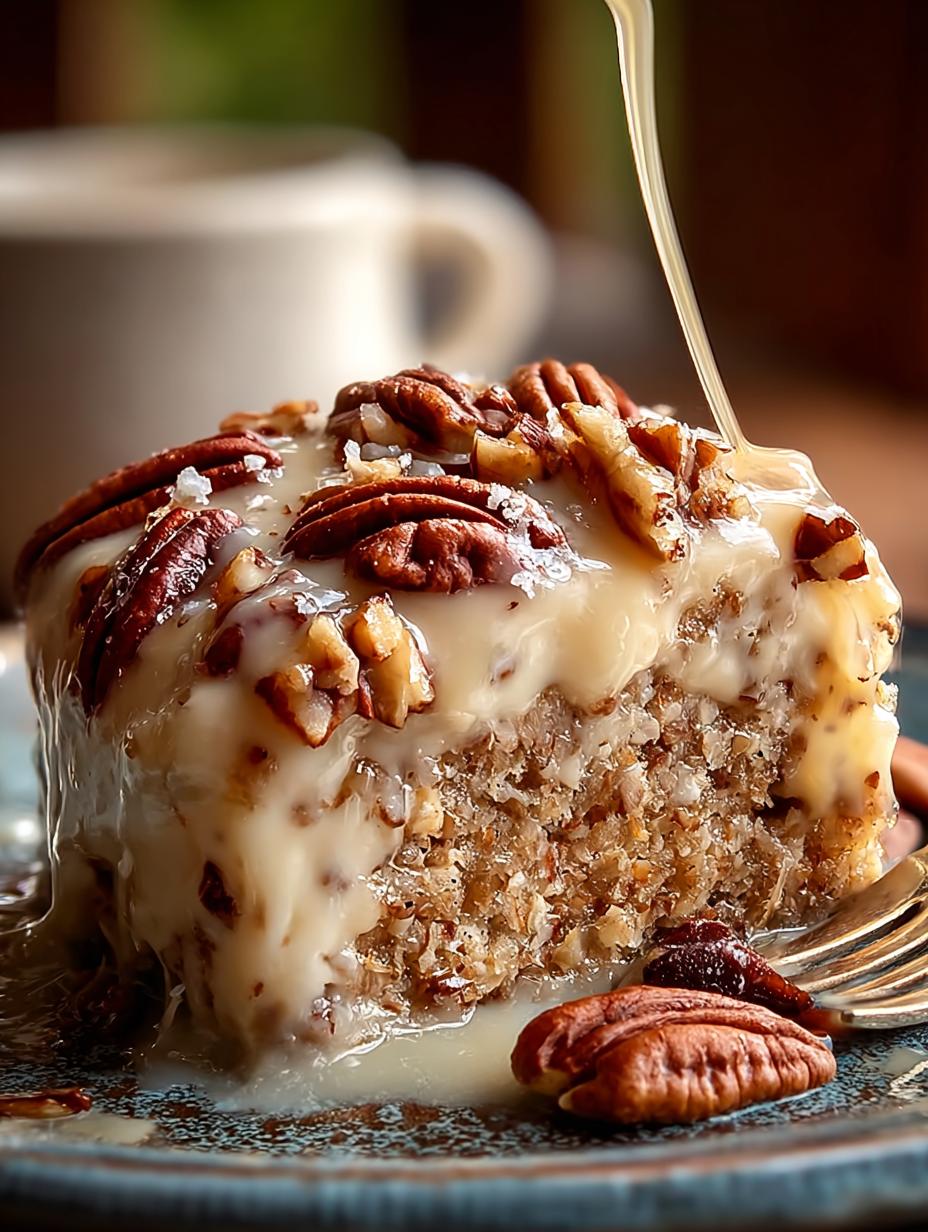 Butter Pecan Praline Poke Cake: 5 Irresistible Layers - Butter Pecan Praline Poke - additional detail