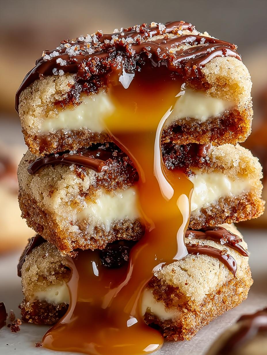 Caramel Cheesecake Cookies