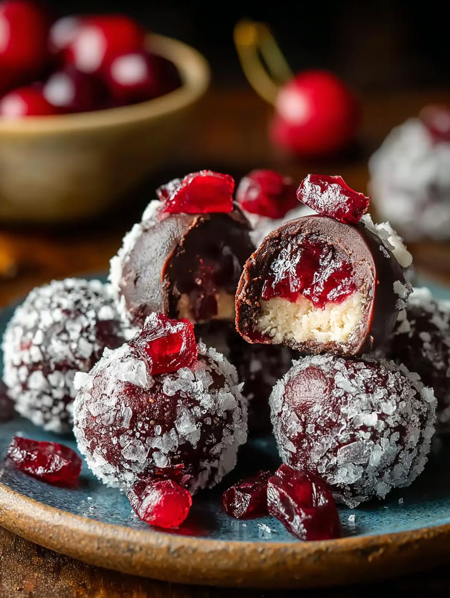 Cherry Bourbon Balls Non: 5 Irresistible Holiday Treats - Cherry Bourbon Balls Non - additional detail