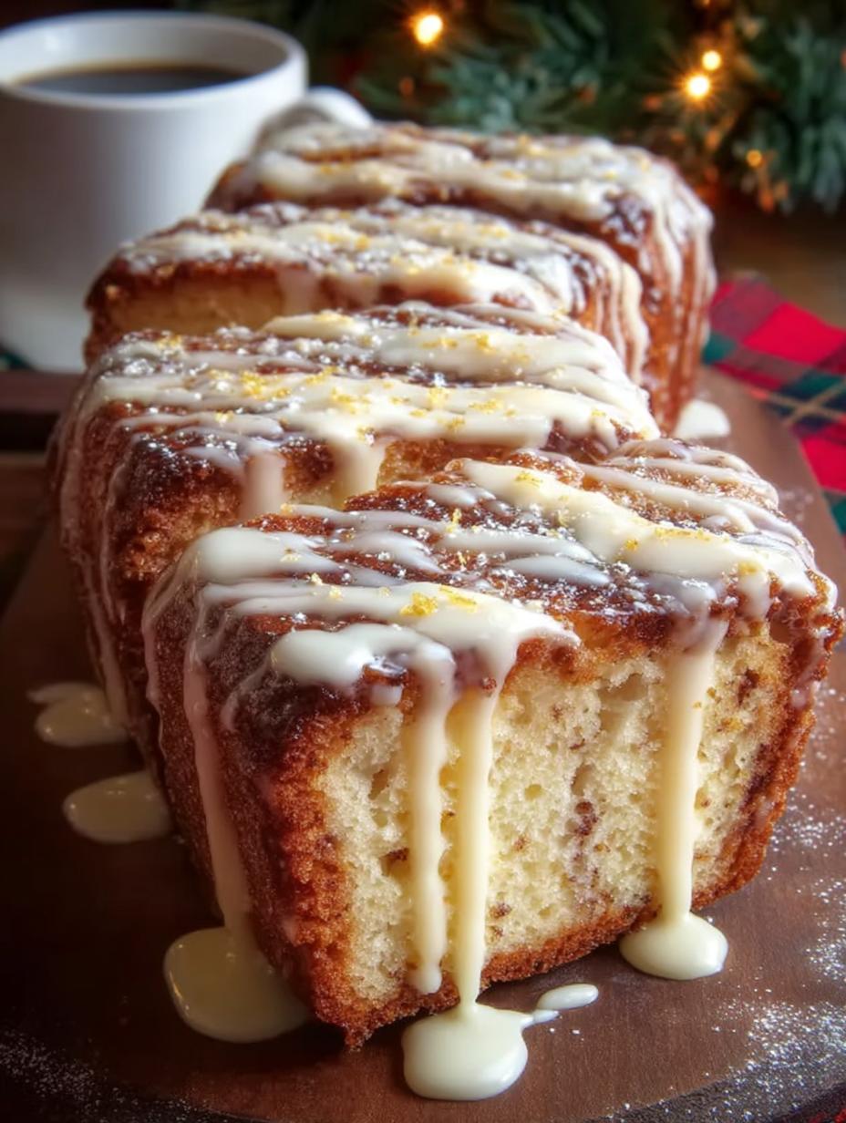 Christmas Eggnog Bread