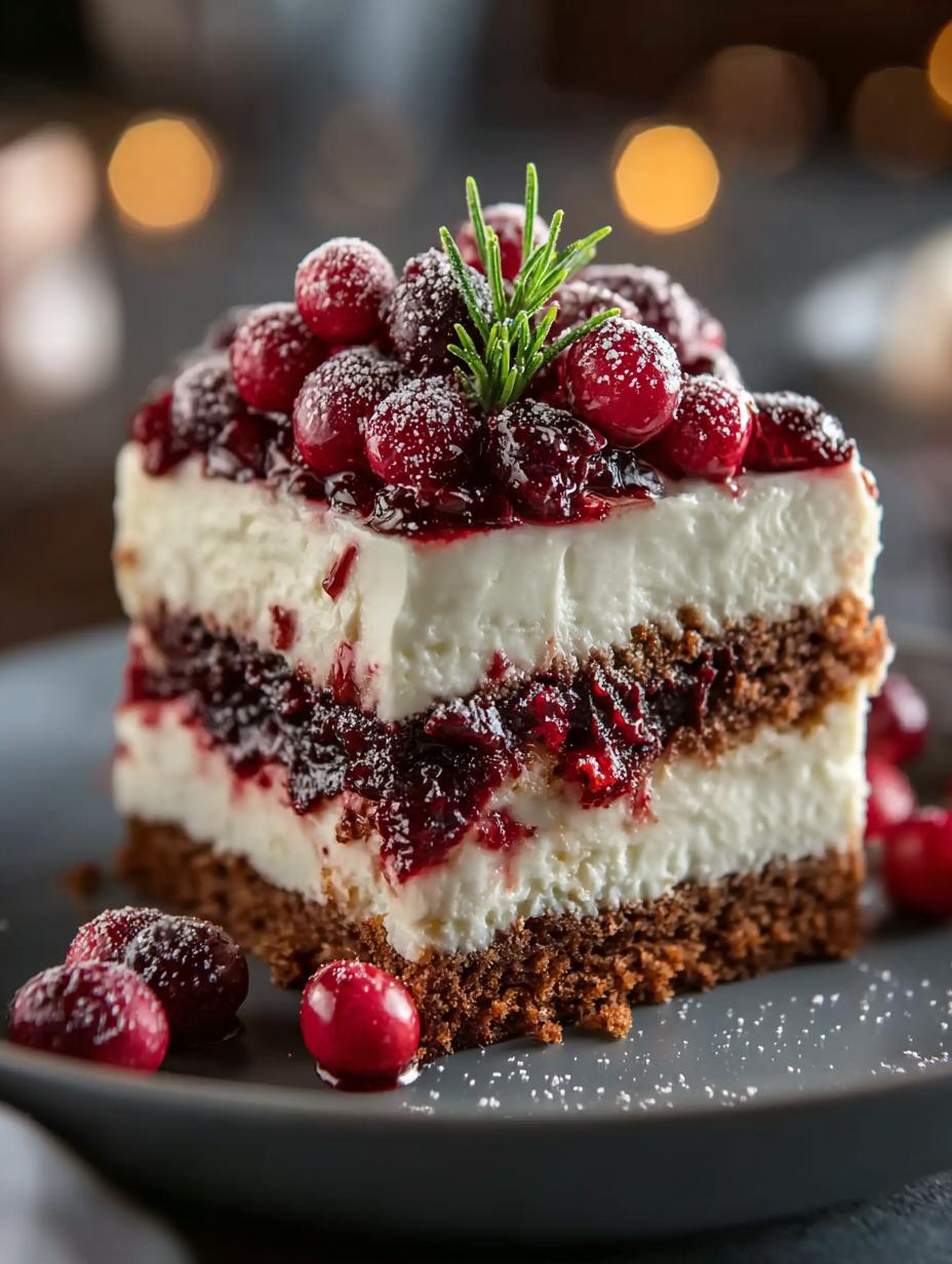 Cranberry Cream Cheese Crumb