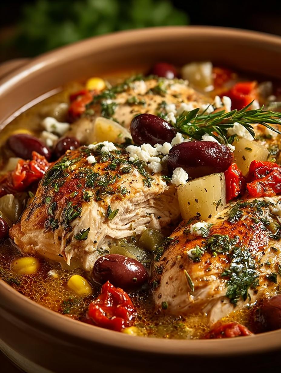 Crockpot Mediterranean White Chicken: 12 Flavorful Recipes - Crockpot Mediterranean White Chicken - additional detail