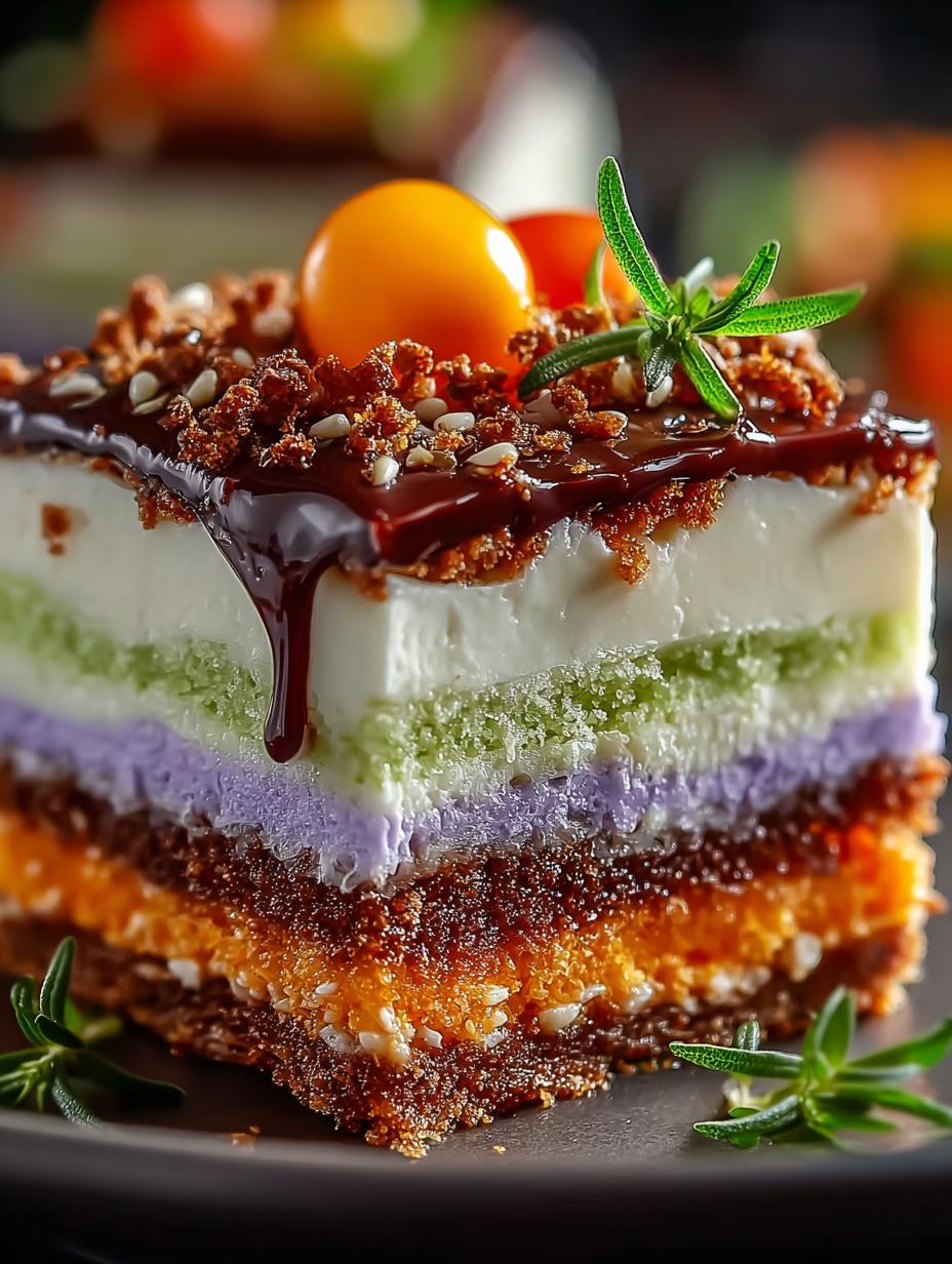 Halloween Layered Lush: 7 Layered Delightful Treats - Halloween Layered Lush - main visual representation