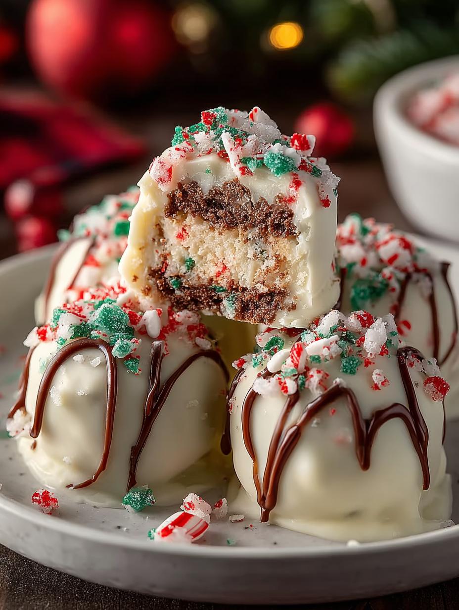 Delightful Little Debbie Christmas Tree Cake Truffles - Little Debbie Christmas Tree - additional detail
