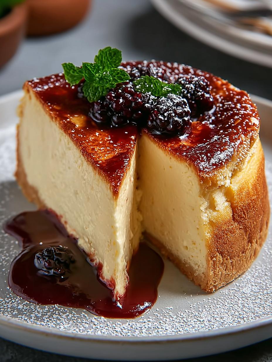 Indulge in London Fog Basque Cheesecake Bliss - London Fog Basque Cheesecake - additional detail