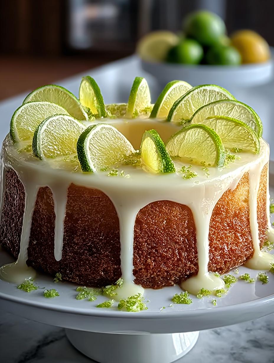 Moist Tangy Key Lime Pound Cake: A Zesty Delight - Moist Tangy Key Lime - additional detail