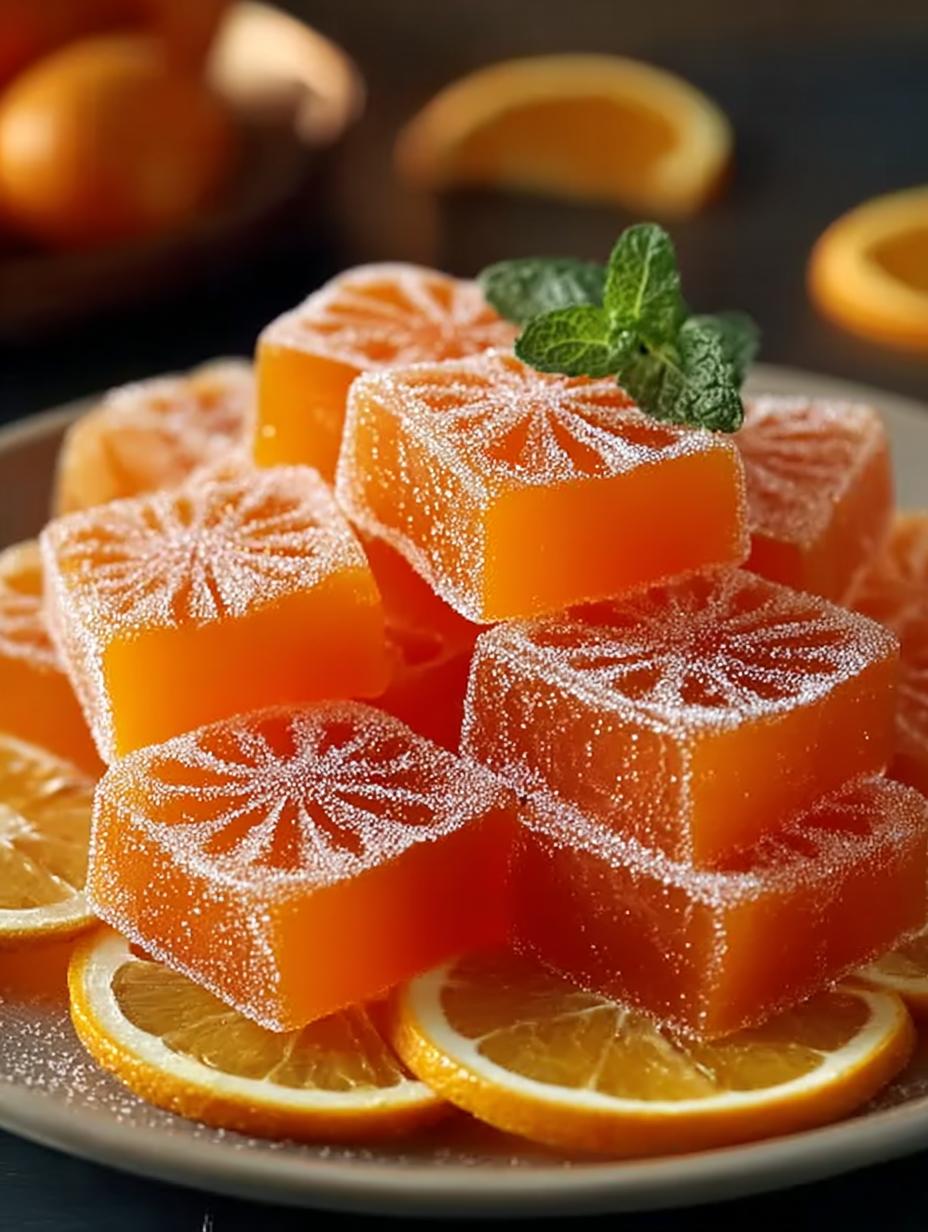 Classic Homemade Orange Candy: A Citrus Delight - Orange Candy - additional detail