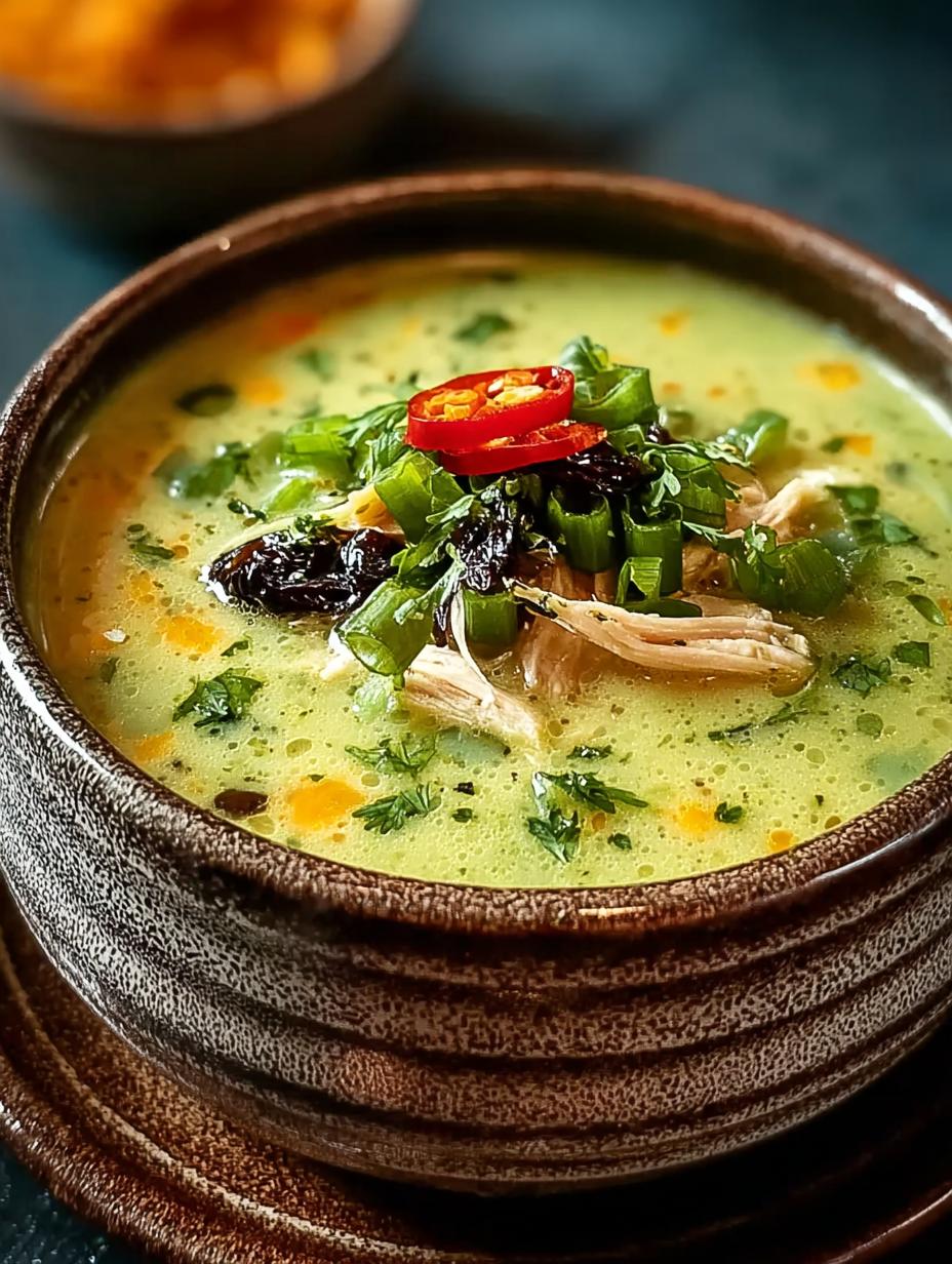 Roasted Poblano Soup