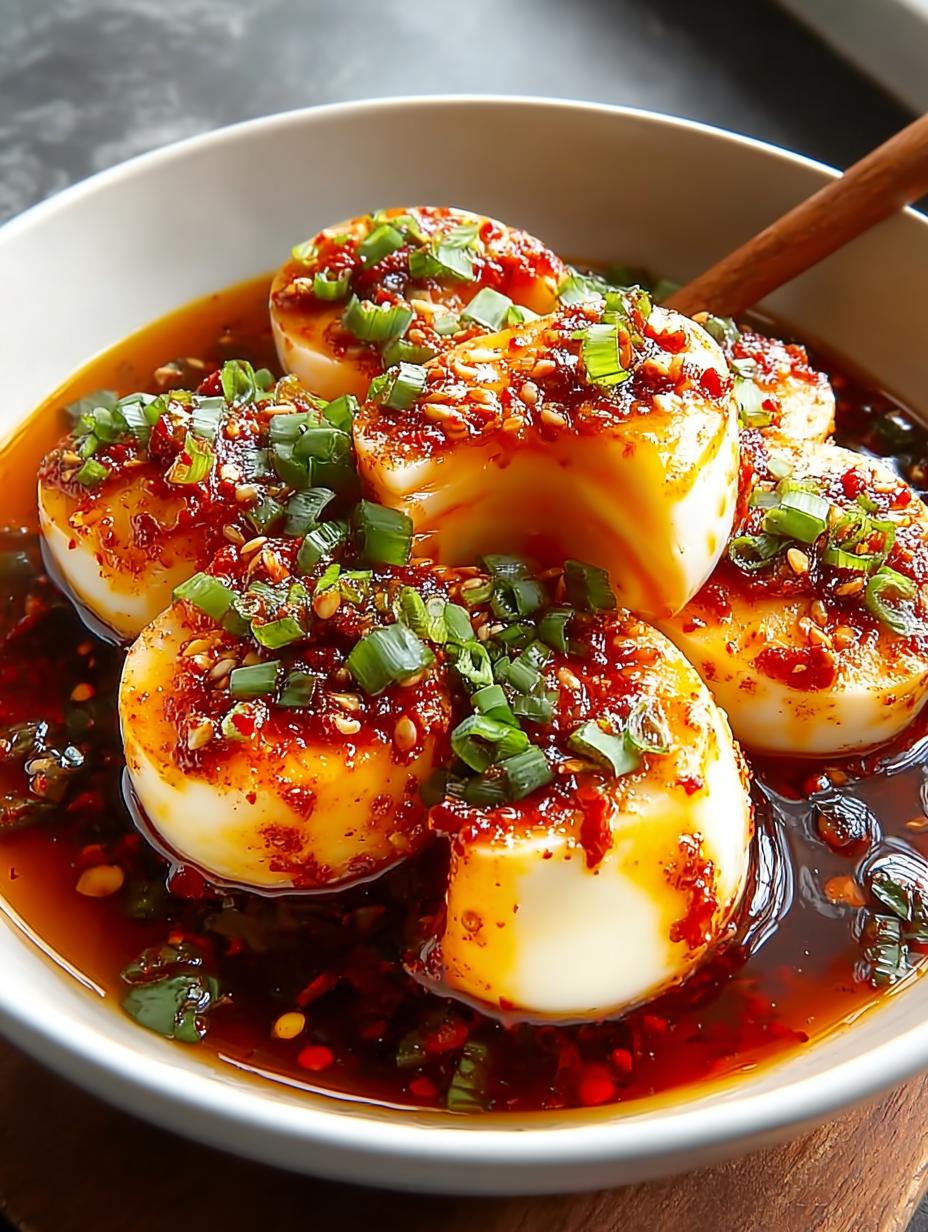 Delicious Spicy Gochujang Eggs for a Bold Breakfast - Spicy Gochujang Eggs - main visual representation
