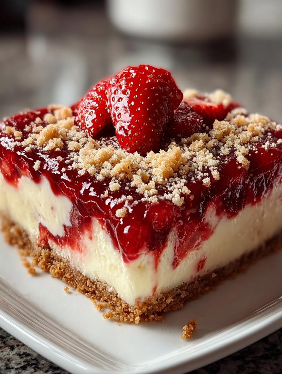 Strawberry Cheesecake Dump Cake