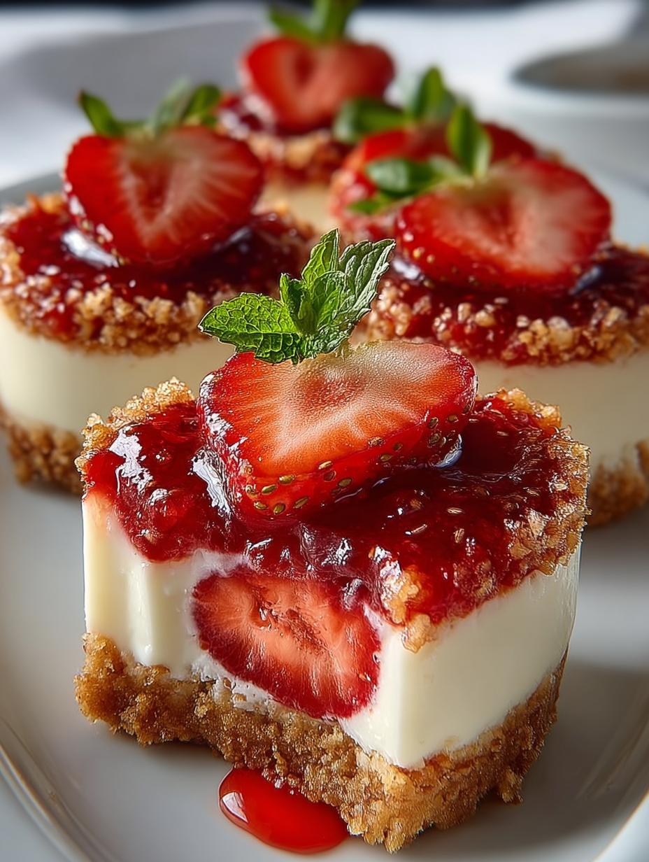 Strawberry Crunch Cheesecake Bites: 12 Irresistible Treats - Strawberry Crunch Cheesecake Bites - additional detail