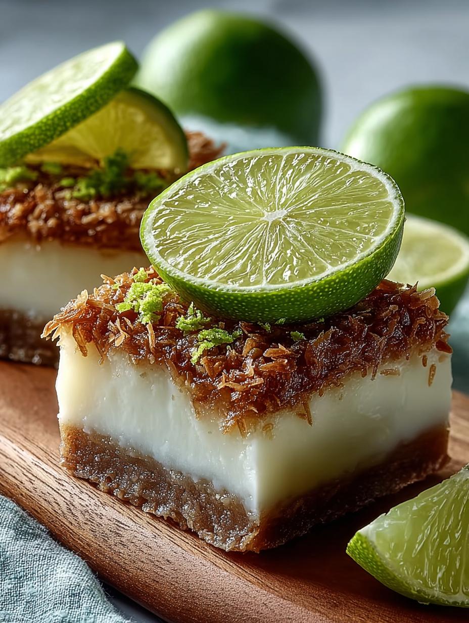 Tropical Chill Coconut Lime Bars: 5 Zesty Summer Bliss - Tropical Chill Coconut Lime - additional detail