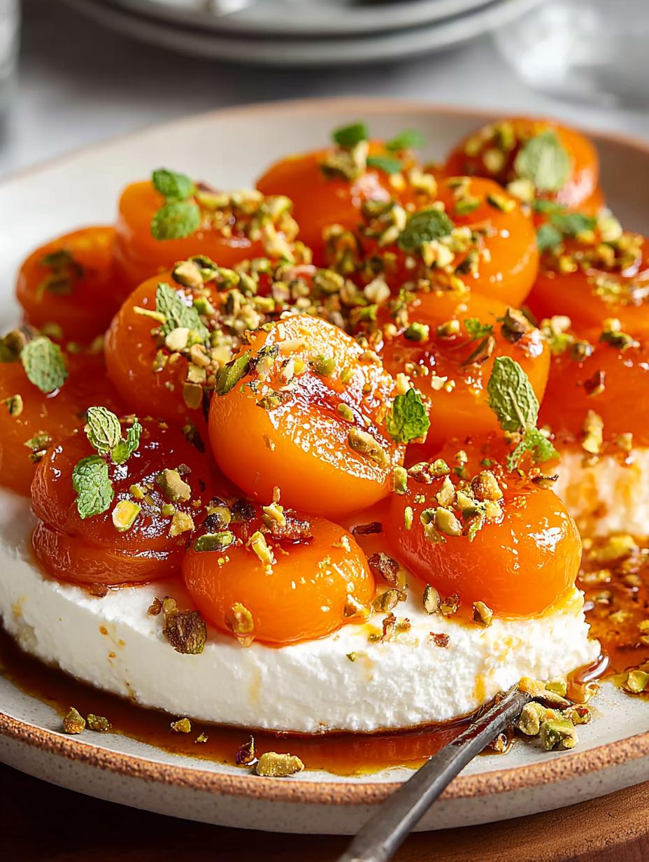 Turkish Poached Apricots with