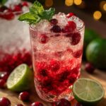 Vanilla Cranberry Crush Mocktail