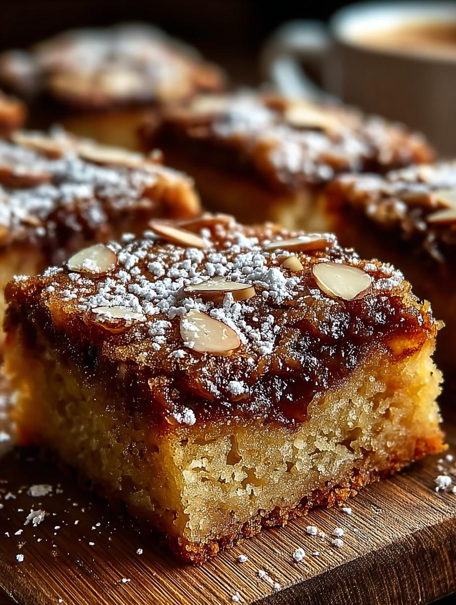 Almond Croissant Blondies