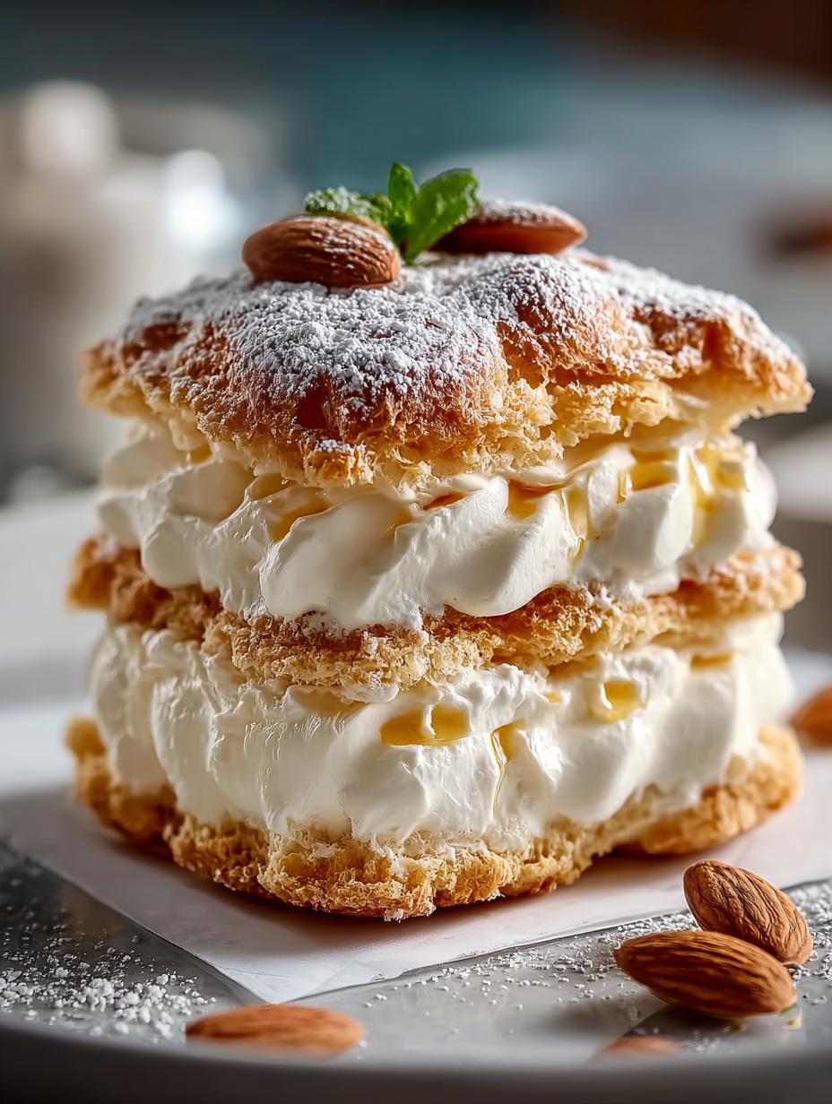 Almond Dacquoise Cream Clouds