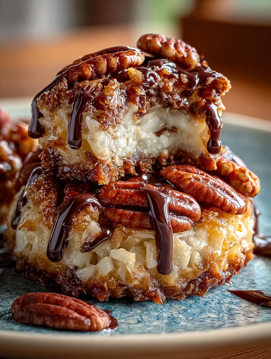 Bake Coconut Pecan Praline