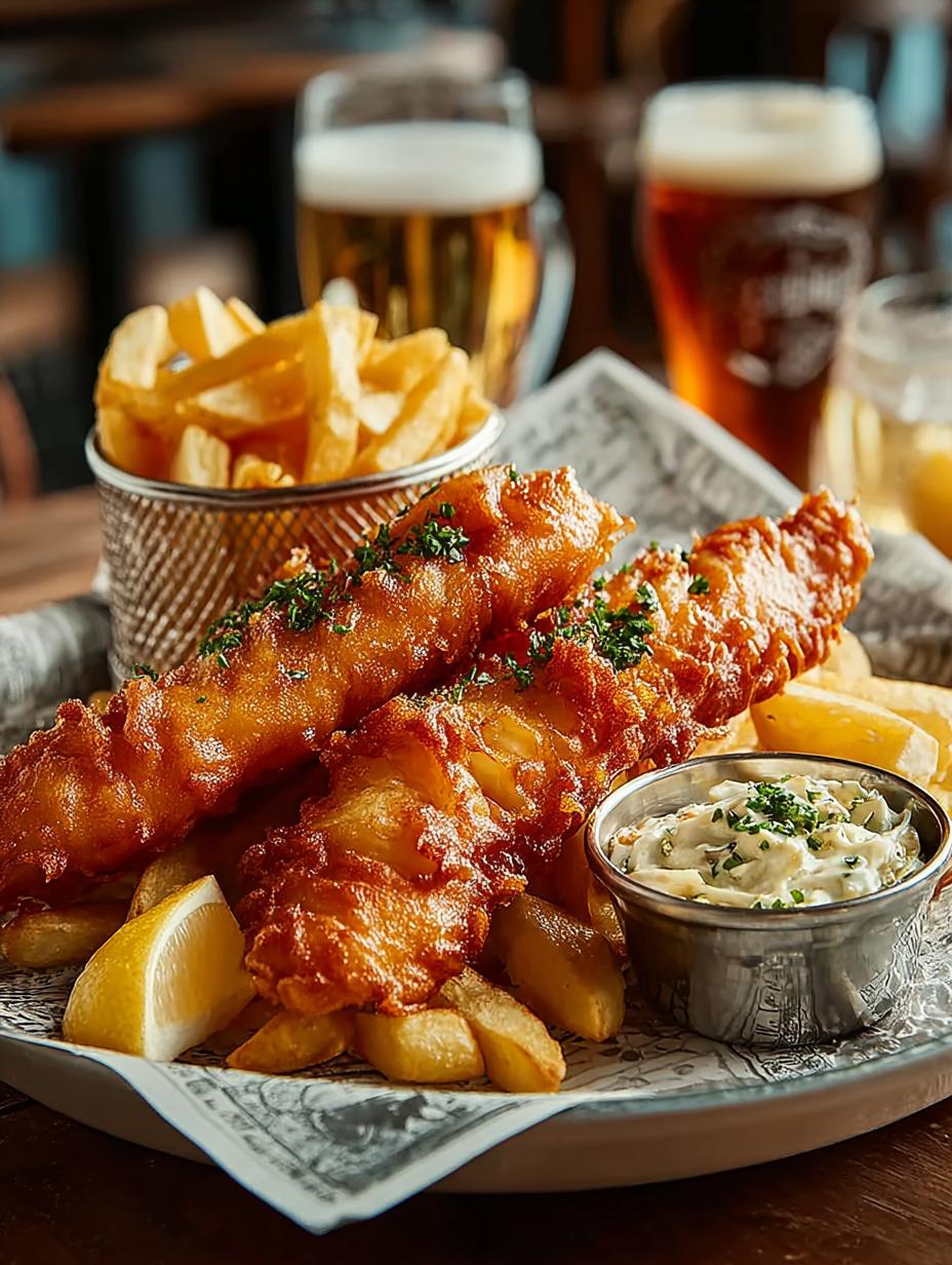 Beer Battered Fish Chips