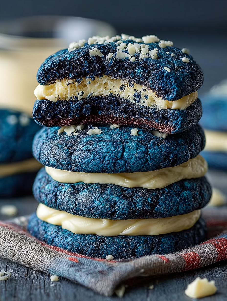Blue Velvet Cookies
