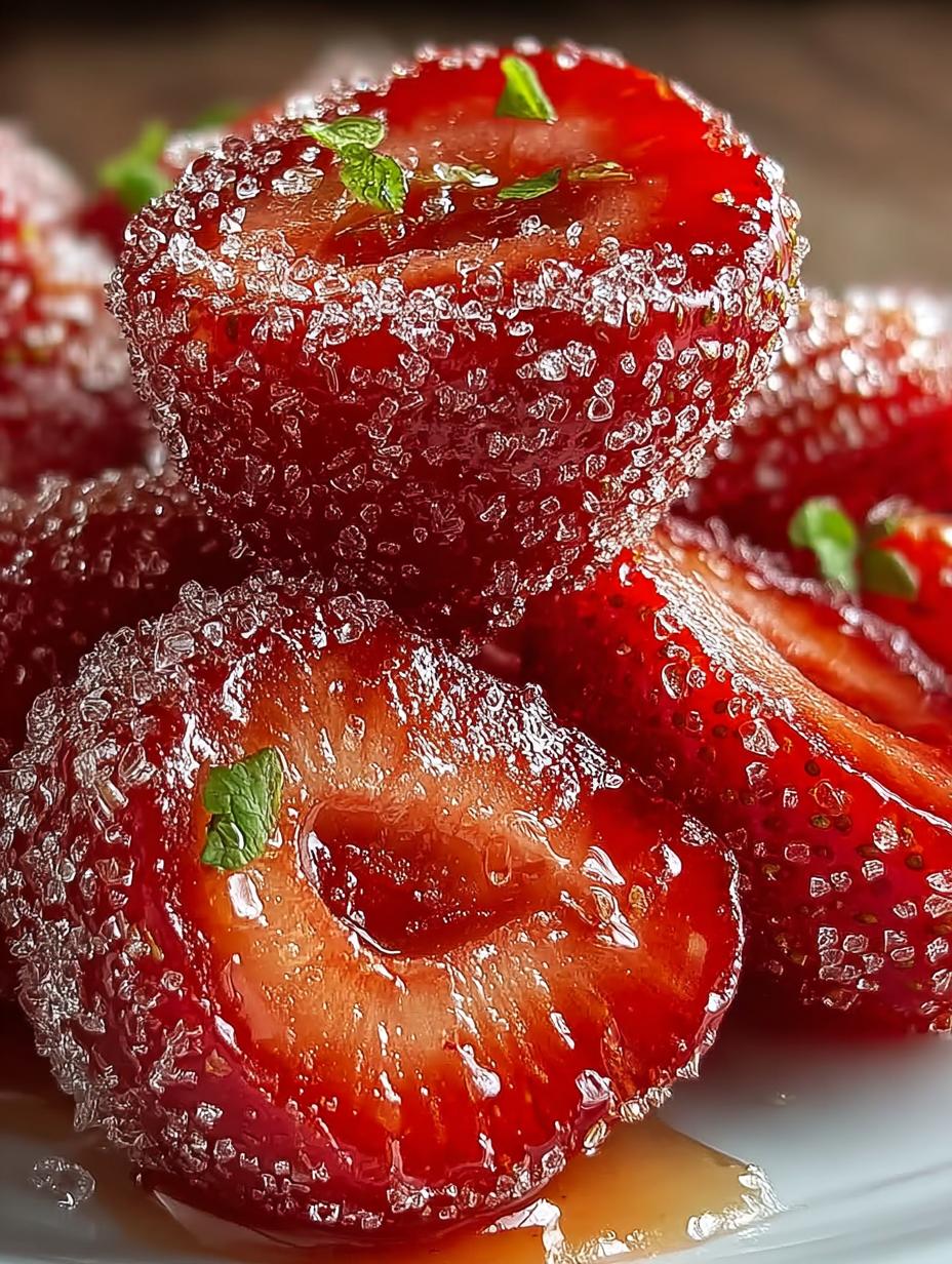 Candied Strawberries: 3 Simple Steps to Sweet Bliss - Candied Strawberries - main visual representation