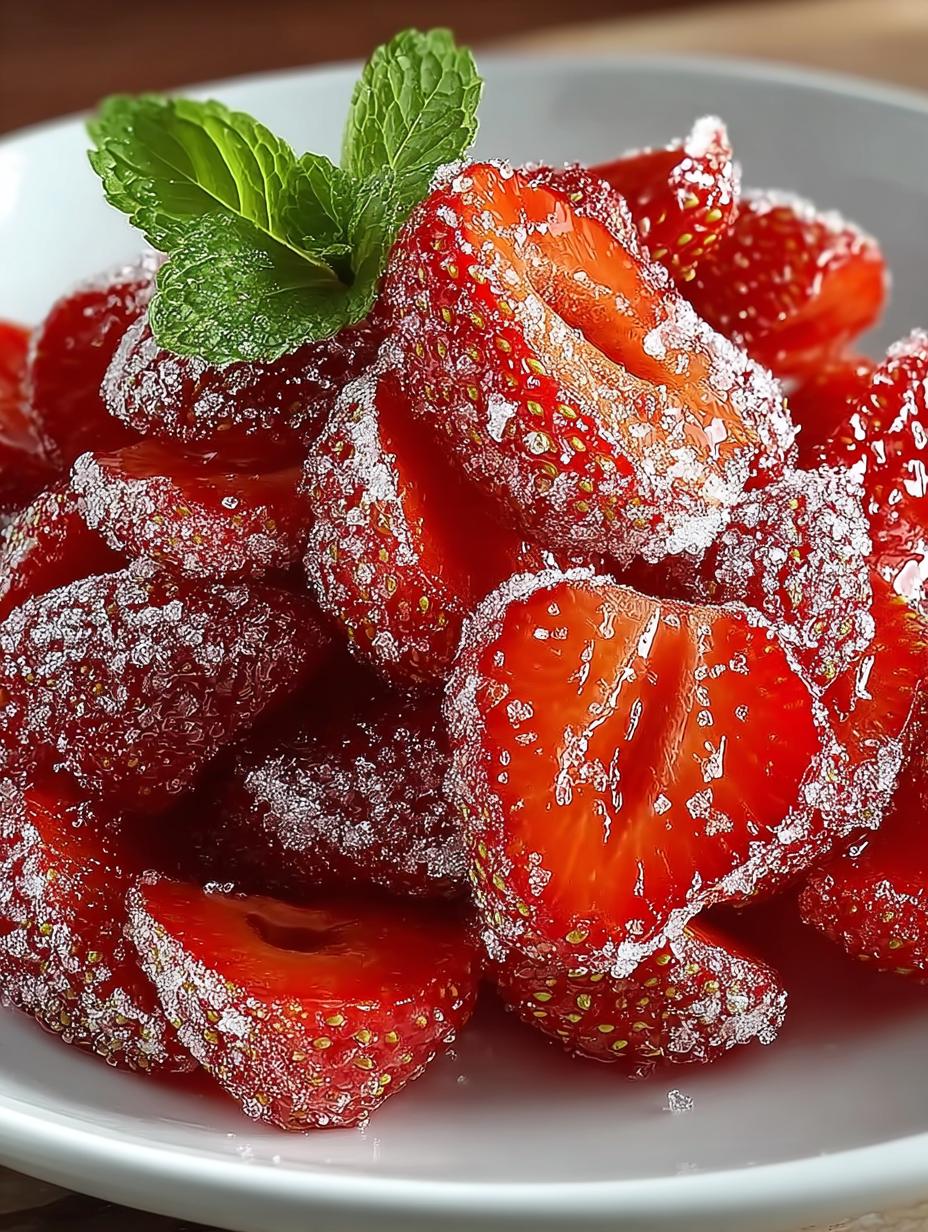 Candied Strawberries: 3 Simple Steps to Sweet Bliss - Candied Strawberries - additional detail