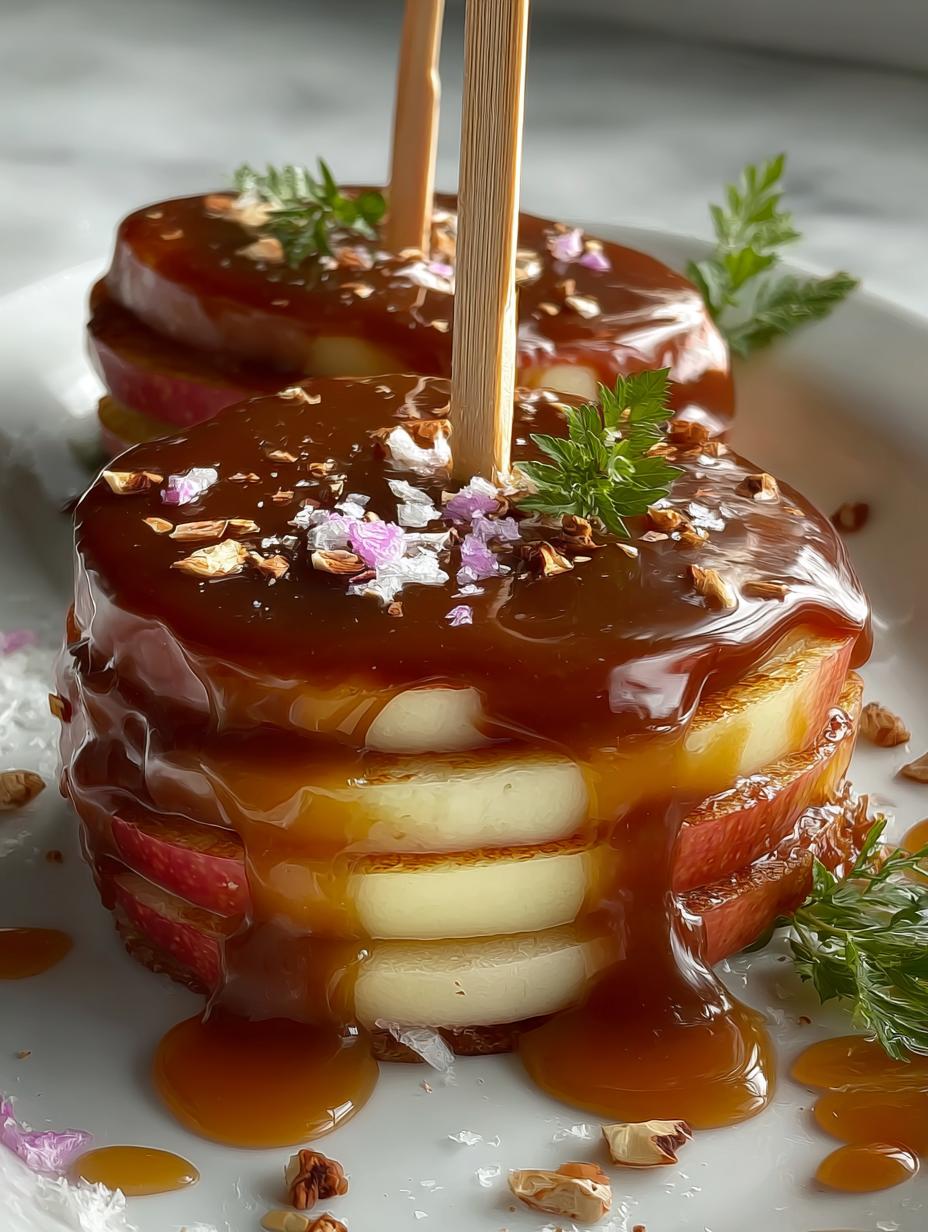 Caramel Apple Slices