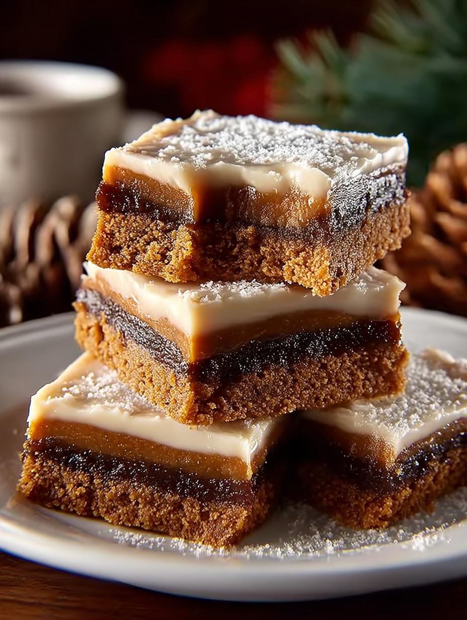 Chewy Gingerbread Bars: 12 Irresistible Festive Treats - Chewy Gingerbread Bars - main visual representation