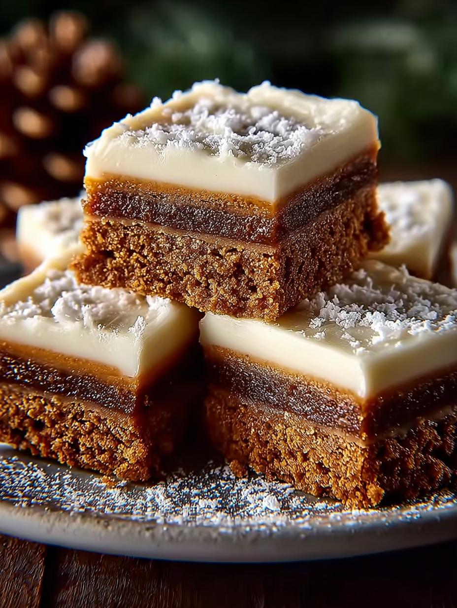 Chewy Gingerbread Bars: 12 Irresistible Festive Treats - Chewy Gingerbread Bars - additional detail