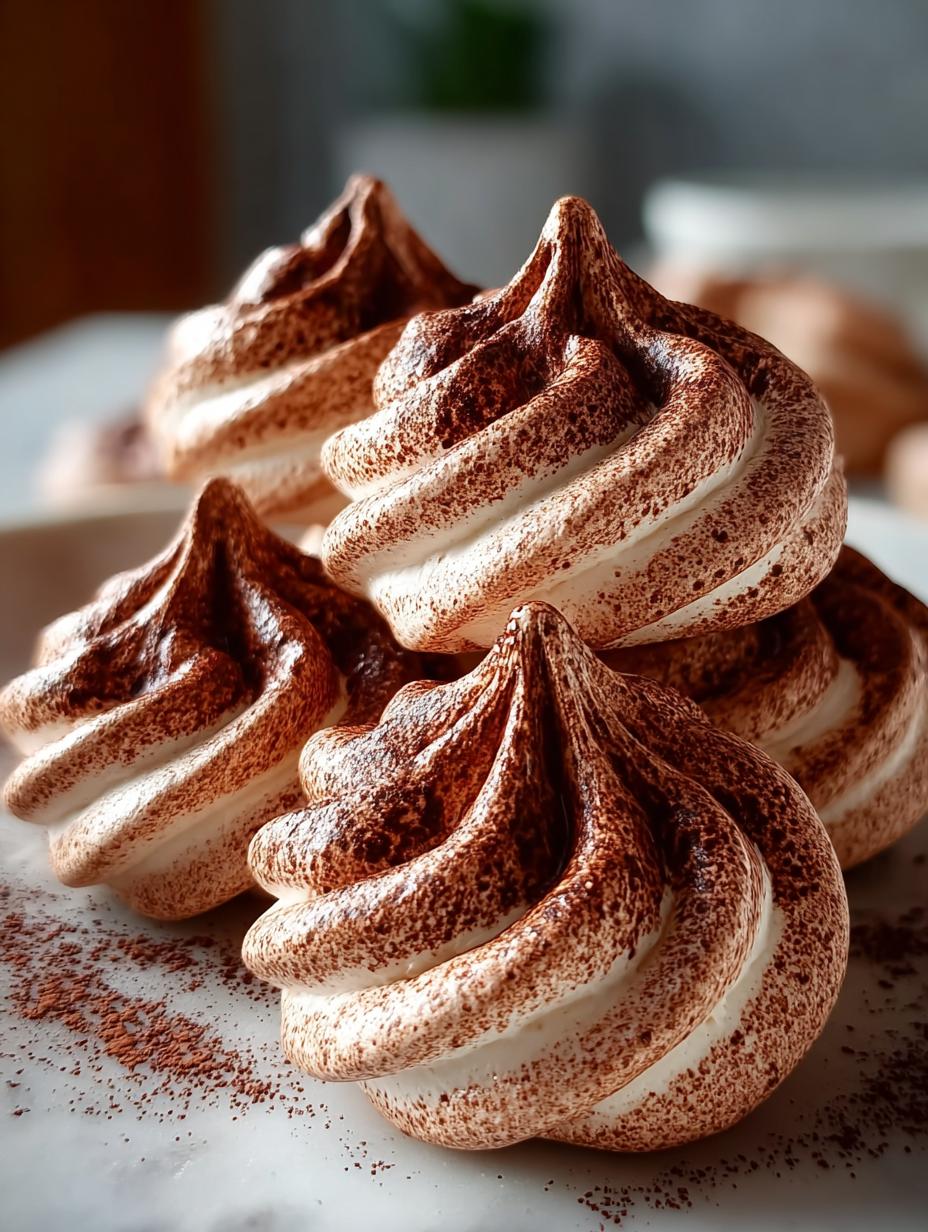 Chocolate Meringue Cookies