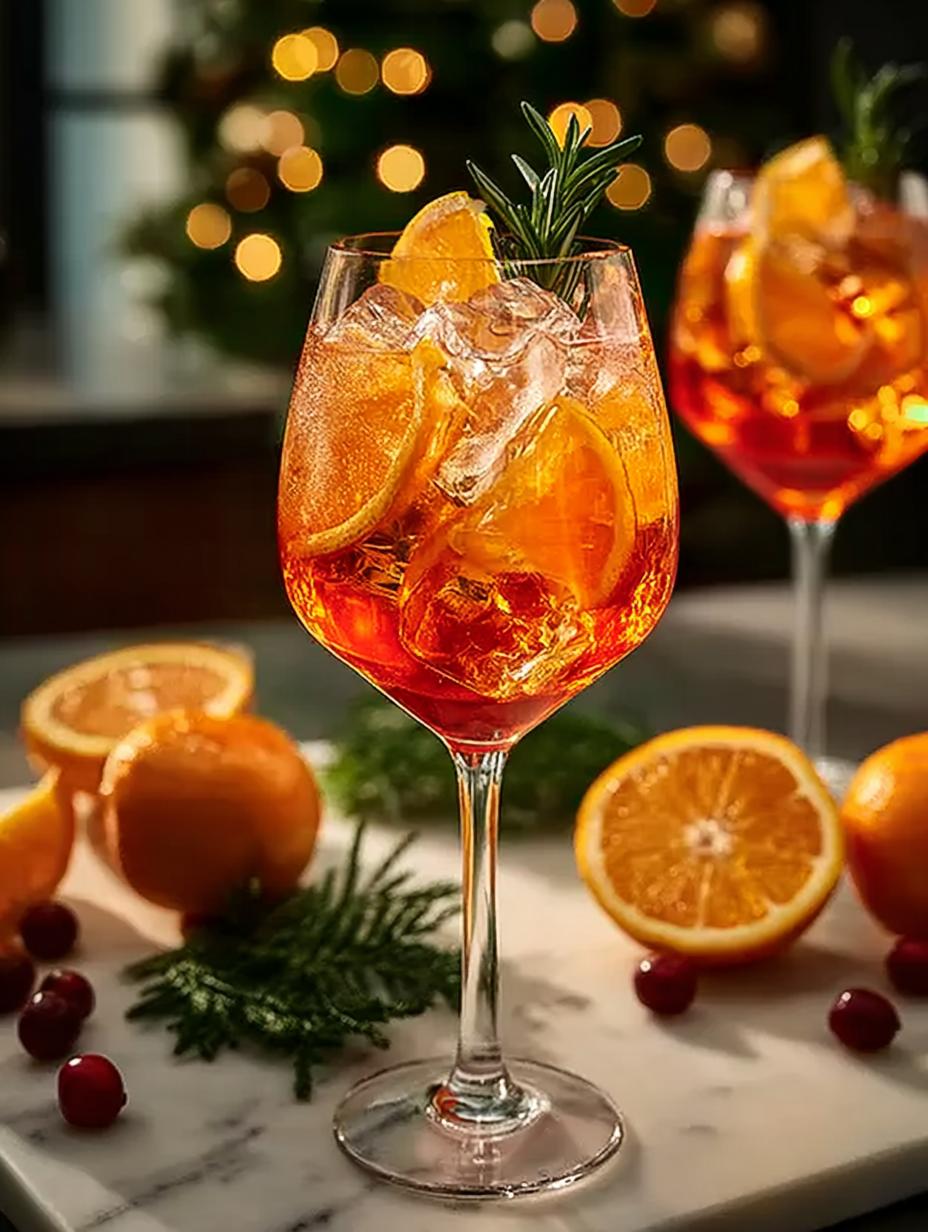 Christmas Aperol Spritz