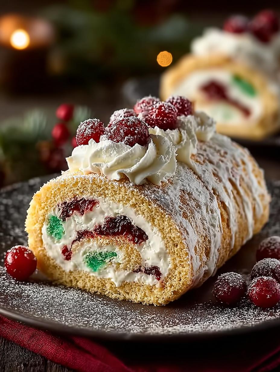 Delightful Christmas Cake Roll Recipe for the Holidays - Christmas Cake Roll - main visual representation