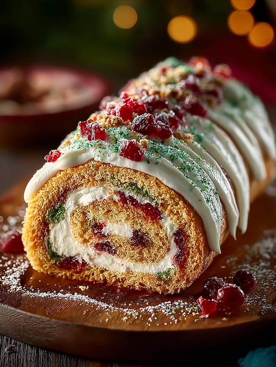 Delightful Christmas Cake Roll Recipe for the Holidays - Christmas Cake Roll - additional detail