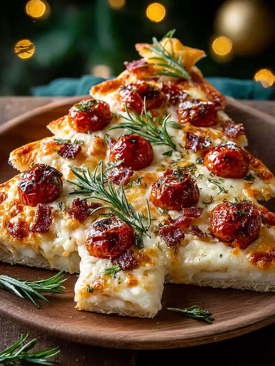 Christmas Tree Pizza