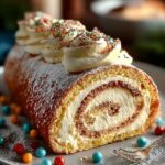 Christmas Vanilla Roll Cake